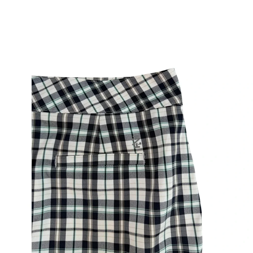 IzodGolf Skort Black White Plaid Performance Activewear Skirt Women's Size 8 - Picture 7 of 8